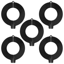 5-Pack 80mm Bucket Pin Shims, 5mm Thick Detachable Excavator Shims Washers for Skid Steer Heavy Equipment, TPEE