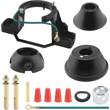 Ceiling Fan Mounting Bracket Kit,Universal Ceiling Canopy Fan Balancing Adapter-Supports 50lb Load,30Slope Installation