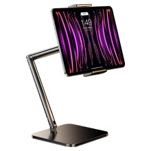 Adjustable Tablet Stand Holder Long Metal Flexible Arm 4.7-13 Inch for Phone Ergonomic Desktop Holder Multi-Angle