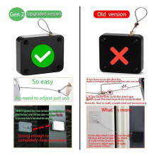 4 Pcs Retractable Automatic Door Closer Tool-Free Installation, Powerful 3.5lb Pull Shuts Doors Completely
