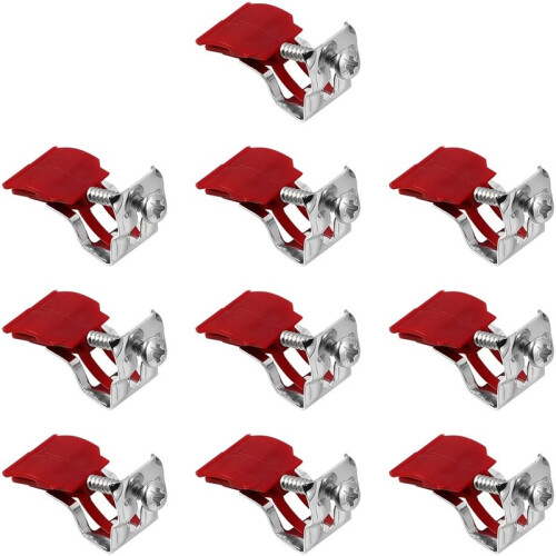 10 Supports de Fixation pour Évier - Pinces de Fixation Réglables pour Évier de Cuisine