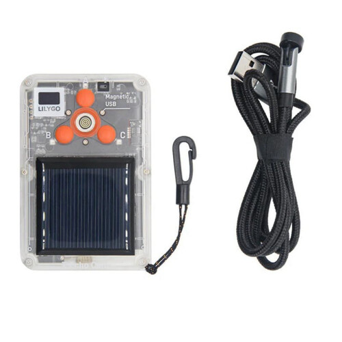 LILYGO T-Echo-Card LoraWAN SX1262 Magnetic Card NRF52840 GPS with 0.25W ...