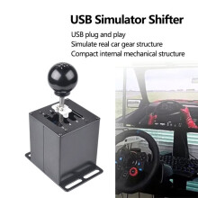 7+R PC-Spel Simuleringsutrustning USB Anslut och Spela H-Växelspak för Simuleringsracingspel