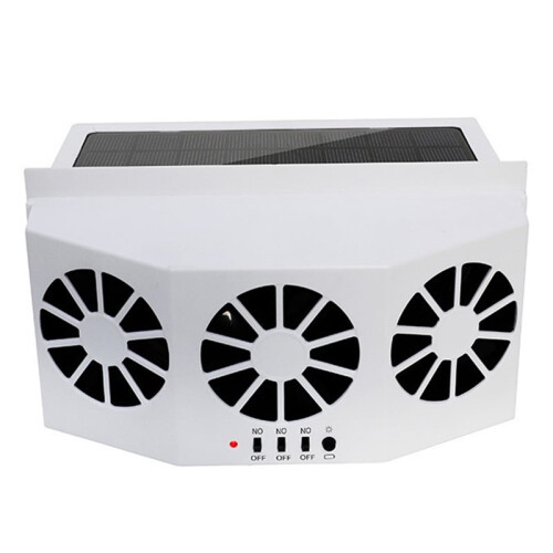 Solar Powered Car Air Conditioning Efficient Car Window Easy Install 3 Motors