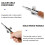 Detachable 3-Section Adjustable Flame Torch Set Propane Burner for Camping BBQ Welding Outdoor Cooking 4