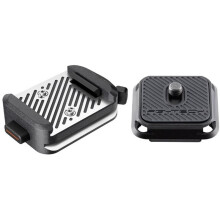PGYTECH Snabbkopplingsplatta och Klämma V2, Arca Swiss Plate Kamerafäste med 1/4" Till 3/8" Skruvgänga för /för /för /för B
