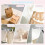 Spring Clamps,Clear Plastic Clips with 100 Pcs Long Balloons for Balloon Arch Backdrop  Decoration Projects 1