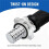 1 Inch Spinlock Collars Anti-Slip Dumbbell Hex Nut Clamps Secure Screw Collars 4pcs 5