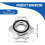 1 Inch Spinlock Collars Anti-Slip Dumbbell Hex Nut Clamps Secure Screw Collars 4pcs 7