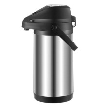 Dispensador de Café Térmico de Acero Inoxidable de 1.9L/64oz - Acción de Bomba - Doble Pared Aislada para Caliente y Frío