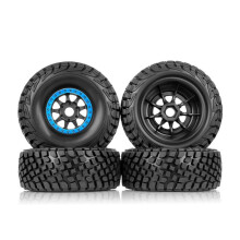 Pneus RC Off Road 1/7 Pneus RC Off Road 137X55mm W208 para MOJAVE YK4072 YK4073 1/7 Carro Modelo RC Caminhão Desert Azul