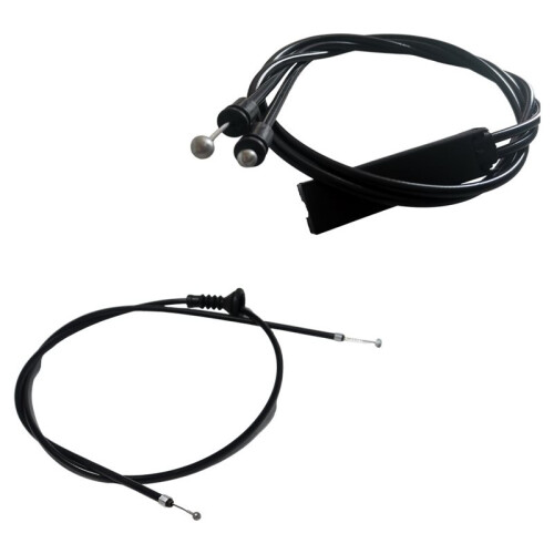 2PCS Hood  Lock Release Cable for  E90 E92 X1 51237184432 51237201904