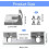 2pack Adjustable Strike Plate Front Door Replacement 32mm Screws Hole Spacing Aluminium Alloy Strike Plate Accessories 8
