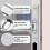 2pack Adjustable Strike Plate Front Door Replacement 32mm Screws Hole Spacing Aluminium Alloy Strike Plate Accessories 6