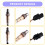 2PCS O2 Sensor Oxygen Sensor Lambda Sensor 11787558073 11787558055 for  128i 328i 328i XDrive 328xi X3 5