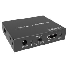 Wbudowany Audio 4K, Wstawka Audio , Toslink Optyczny + Audio Liniowy + Mikser Konwertera Audio