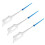 200pcs Interdental Brushes for Effective Oral Cleaning Between Teeth Orange Color 4