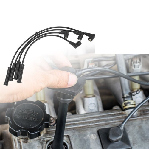 4 Pcs  Wire Ignition Coil Cable 7700107662 for  Clio I 1.2 2