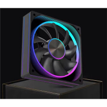 Desktop PC Behuizing Koeling Ventilator Temperatuurregeling Super Grote Surround Spiegel Computerbehuizing Ventilator Zwart Regulier