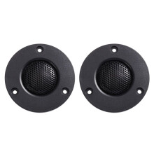 2 Pcs Silk Dome Tweeter 4Ohm 30W Hifi Iron Net Flush Mount Car Speaker for Vehicle Audio System Upgrade DIY BT Speaker