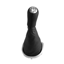 Gear Knob 5 Gears for  Clio 3III 2005-2012 Gear Lever with Gear Stick Cuff 8200379961 Matte Handball Black