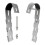 2 Pieces Solar Panel Bracket Hooks Adjustable Photovoltaic Panel Mounting Hook for Balcony Railing Holder 7