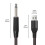 USB Till 6,35 mm Gitarrkabel Gitarr Ljudanslutningsadapter Gitarrkabel Elgitarrtillbehör 4