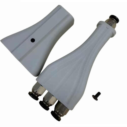 PTFE Tee Consumable Feeder Splitter with Pneumatic Quick Connector for Multiple Colors. AMS Multi-Material Hub for BAMBU