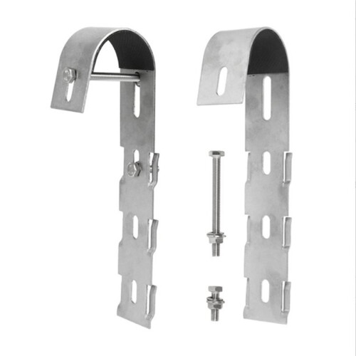 2 Pieces Solar Panel Bracket Hooks Adjustable Photovoltaic Panel Mounting Hook for Balcony Railing Holder