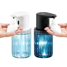 Automatic Foaming Soap Dispenser Touchless,USB Rechargeable Soap Dispenser Adjustable Foam Levels,for Bathroom & Kitchen