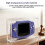 Transparent Acrylic Display Box for Game Boy Advance Console Storage Box Wall Mount Base for  Console Game Controller 4