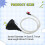 Beer Funnel with Valve, Leak-Proof, for Filling Drinks, Beer Drinking Tool 4