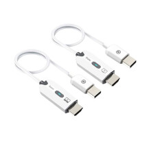 Wireless -Compatible Transmitter Receiver Kit 1080P 30M 5.G Wireless -Compatible Extender for TV Box Monitor B