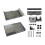 For BitFunx Clear Shell for PS2 Fat Shell Replacement Case for PS2 Fat 3xxxx Series Retro Game Console Protective Case 5