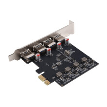 Karta Rozszerzeń USB 3.0 PCI-E PCI Express z 4 Portami USB 3.0 O Prędkości 5Gbps