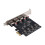 Scheda di Espansione PCI-e PCI Express Controller per 4 Porte USB 3.0 A 5Gbps Superspeed per Porta PCIe X1 1