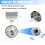 W10594481 Stove Knobs for  Stove Knobs Replacements for  Stove Knobs WCG97US6DS00 and WCG97US0DS00 2