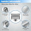 W10594481 Stove Knobs for  Stove Knobs Replacements for  Stove Knobs WCG97US6DS00 and WCG97US0DS00 4