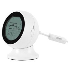 Matter WiFi IR Thermostat with T&H Sensor Infrared Remote for Air Conditioner Work with Tuya Share to Homekit