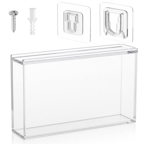 Transparent Acrylic Display Box for Game Boy Advance Console Storage Box Wall Mount Base for  Console Game Controller