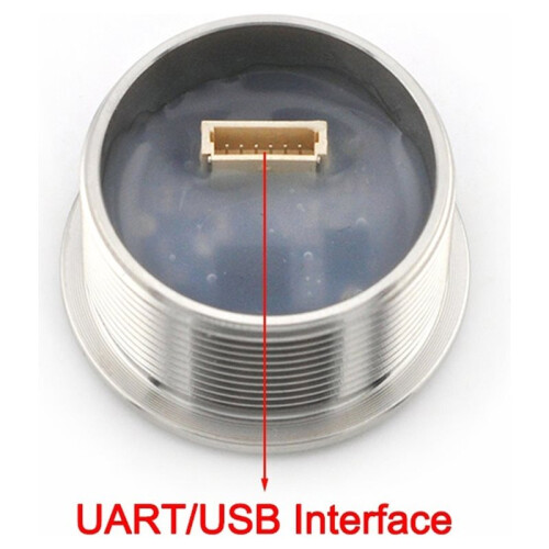 FP001 M25 USB/UART Single Lens Round Indicator Light DC3.3V Facial Recognition Module for Security System 1