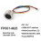 FP001 M25 USB/UART Single Lens Round Indicator Light DC3.3V Facial Recognition Module for Security System 3