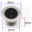 FP001 M25 USB/UART Single Lens Round Indicator Light DC3.3V Facial Recognition Module for Security System 6