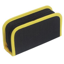 Tool Bag Zipper Organizer for Cable Tools, Small Parts, Home Repair and Travel Storage Yellow