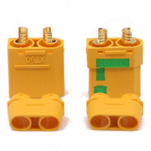 1 Pair Amass XT90S XT90-S Male Female Bullet Connector Anti Spark for RC Lipo Battery DIY FPV Quadcopter Brushless Motor