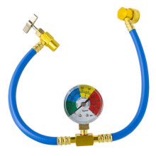 Air Kit R134A 134A Car Air Conditioning Kit for Refrigerant Recharge Con Refill Gauges Gas Charging Hose 30Lb