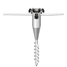 Strand Zonnebrand Parasol Frame - Heavy-Duty Metaal Zandanker Grondpen voor Windbestendige Stabiliteit