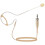 Beige Single Ear Hanging Microphone with 3.5mm Lockable 4-Pin MiniXLR Interface for    Mic 3.5mm 1