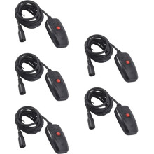 5Pcs Fog Machine Wired Remote Control Portable 3Pins XLR 400w 900w Smoke Machine