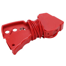 Adjustable Cable Lock 2 Meters Stainless Steel Nylon Safety Lock - Design, High Temperature Resistance, Industrial Use